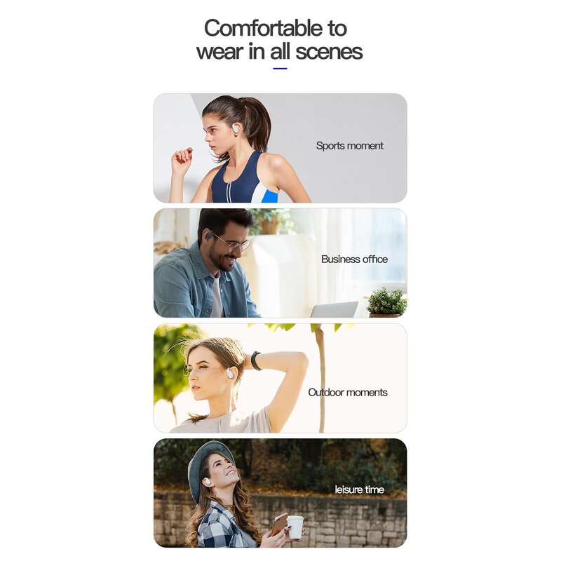 Wireless Headphones Manufacturer - X3 Sports 360 Degree Surround Sound Touch Ear Loops Gaming TWS Music Play