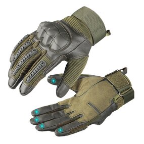 Work Gloves Manufacturer - Full Finger Cycling Anti Slip Protection Mountaineering Rock Climbing Outdoor Nylon for Men