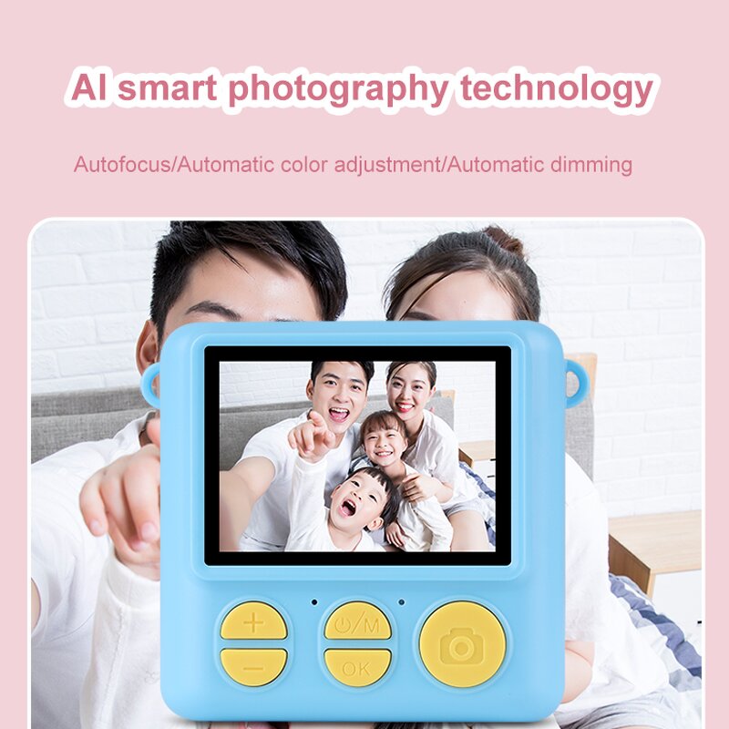 Kids Camera Manufacturer - High Quality Mini Birthday Gift 1080P H12 2.4 Inch IPS Screen Children