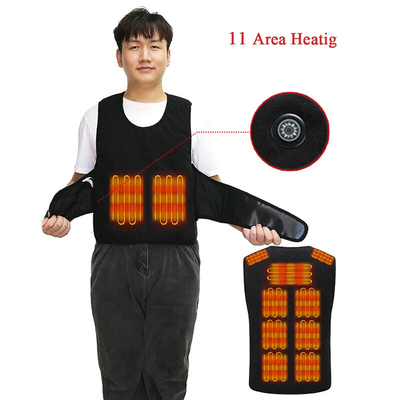 Heated Vest Manufacturer - Hot Selling Battery Electric Jackets Warmth Fast Heating USB Chargeable for Winter Men