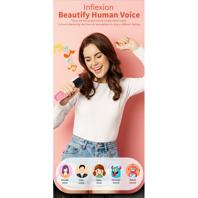 Portable Speaker Manufacturer - Outdoor Wireless Home Karaoke Kids Gaming Music Mini Party Box with Microphone