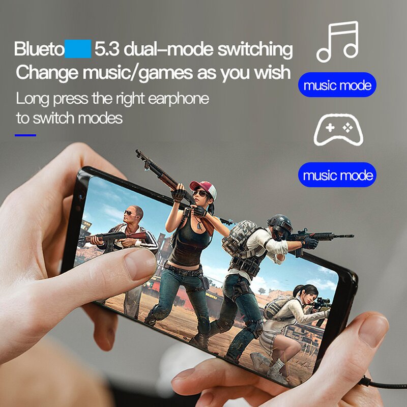 Gaming Earphone Manufacturer - High Quality X3 TWS ENC Noise Cancelling Hanging 360 Degree Surround Sound