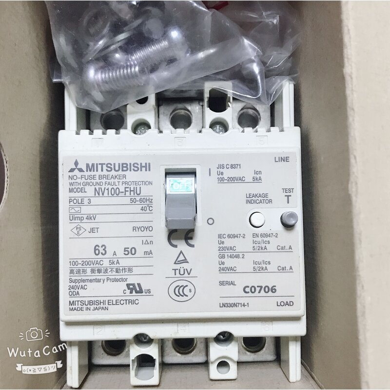 MCCB Manufacturer - Mitsubishi NF250-CW CWB CP3P 100-175A Molded Case