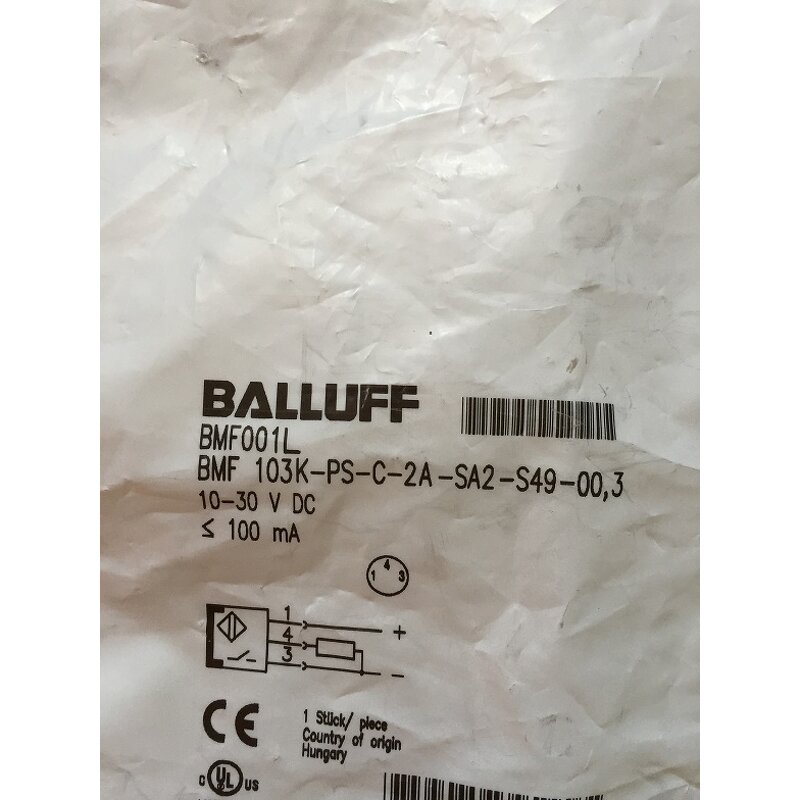Sensor Manufacturer - Balluff Bis00lk BIS M-401-045-001-07-S4 Original