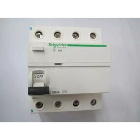 RCD Manufacturer - Schneider IID 4P 80A 100mA Residual Current Protection