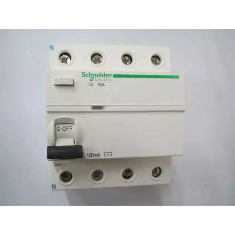 RCD Manufacturer - Schneider IID 4P 80A 100mA Residual Current Protection