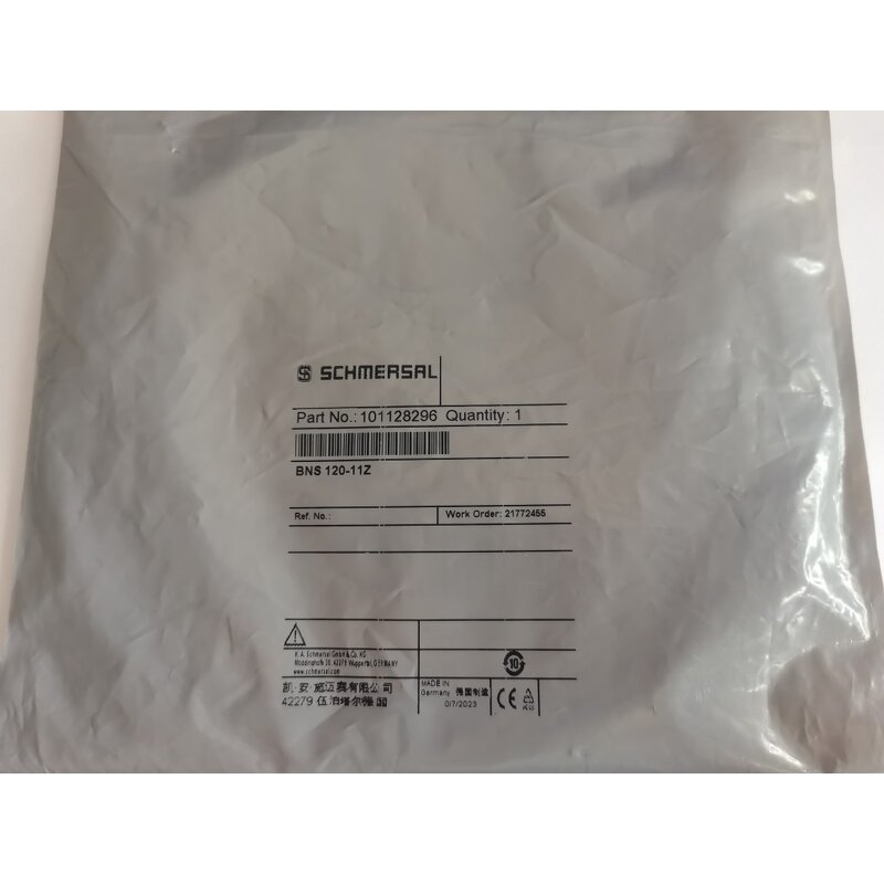 Safety Switch Manufacturer - SCHMERSAL BNS120-11Z 101128296 Brand New Original