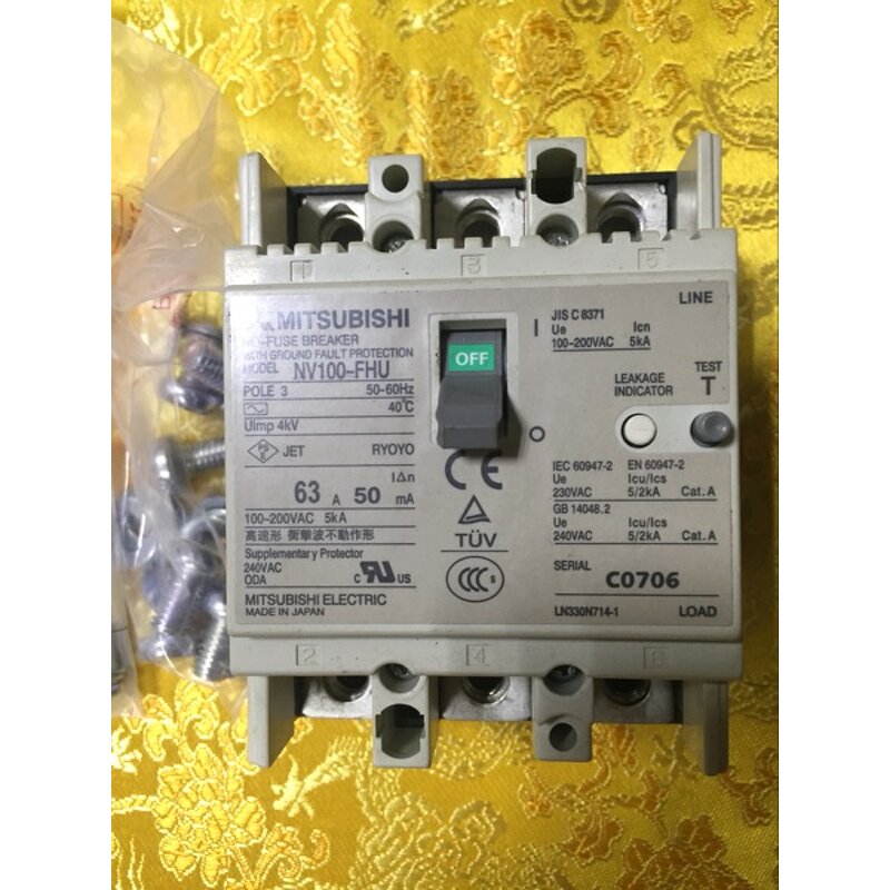 MCCB Manufacturer - Mitsubishi NF250-CW CWB CP3P 100-175A Molded Case