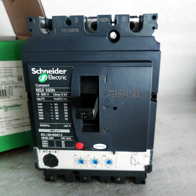 Circuit Breaker Manufacturer - Schneider Lv430775 Nsx160n 63-160A Mic2.2