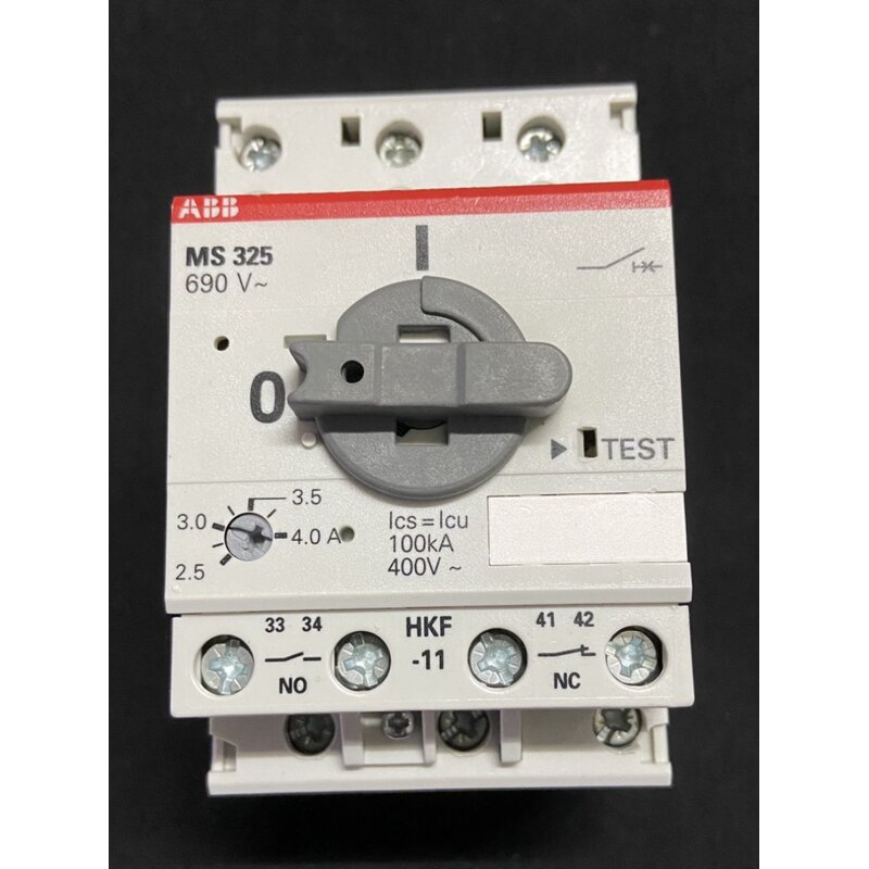 Motor Circuit Breaker Manufacturer - ABB MS325-4.0 HKF-11 Brand New Original