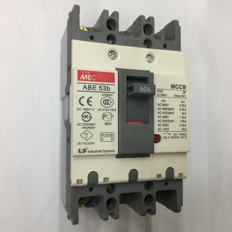 MCCB Manufacturer - ABS403b 3P 400A Korean Molded Case Circuit Breaker