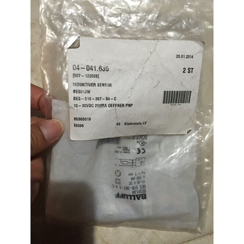 Sensor Manufacturer - BALLUFF BES021H BES Q40KFU-PAC35E-S04G 10-30VDC