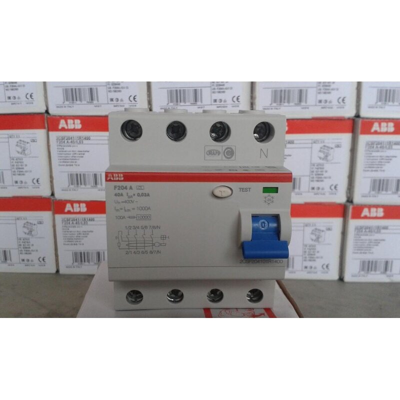 RCD Manufacturer - ABB F204 AC-25/0.1 4P 25A Electric Shock Protector
