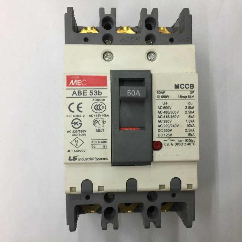 MCCB Manufacturer - ABS403b 3P 400A Korean Molded Case Circuit Breaker