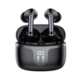 Stereo Earplugs Manufacturer - S48 Mini True Wireless BT5.3 with ENC IPX4 Low Latency Digital Display JL Chipset