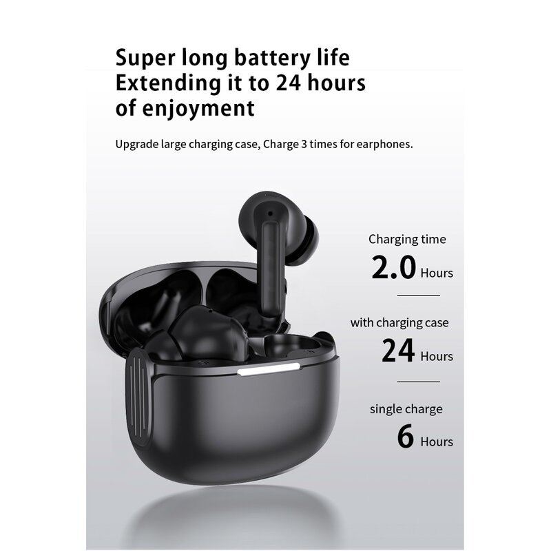 Gaming Earbuds Manufacturer - S71 High Quality Wireless Low Latency Color Display Smart Translator