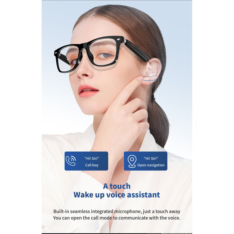 Smart Glasses Manufacturer - Factory Direct Sales 3D Stereo Surround Sound for Bluetooth Photo Chat Wireless