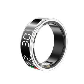 Smart Ring Manufacturer - Sleek Design Advanced Health Monitoring Touch Screen Fitness Android App IP68 Waterproof Steel