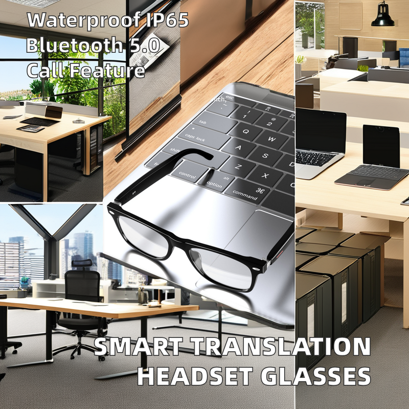 Smart Glasses Manufacturer - Business Intelligence Translation Meeting 5.0 Foldable IP65 Waterproof Wireless Stereo