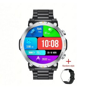 Sports Smart Watch Manufacturer - Custom Photo Album Dial AMOLED Outdoor Chronograph Heart Rate Call Answering Metal