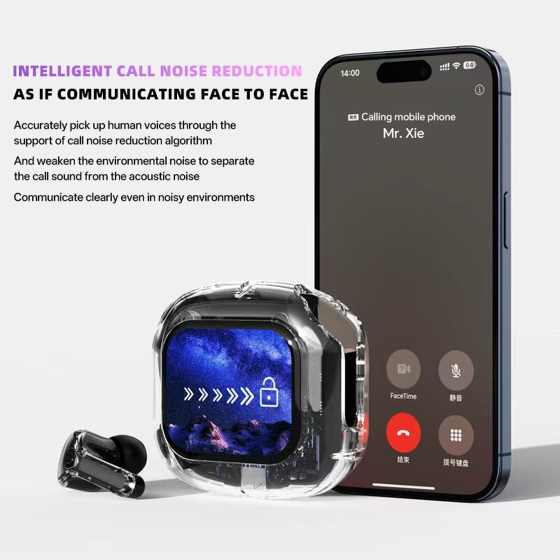 Wireless Earbuds Manufacturer - JL Chipset Mini Digital Display Battery Indicator for Sports Gaming