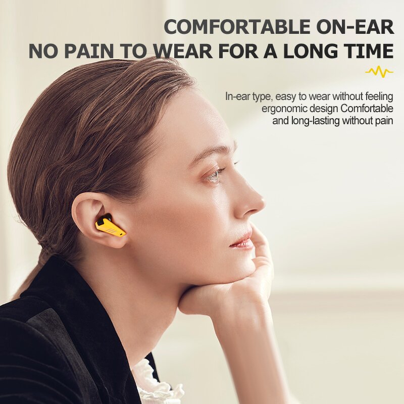 TWS Headphones Manufacturer - E-Sports Car-Shaped Long-Life Comfortable Noise Reduction LED Battery Safety Fit