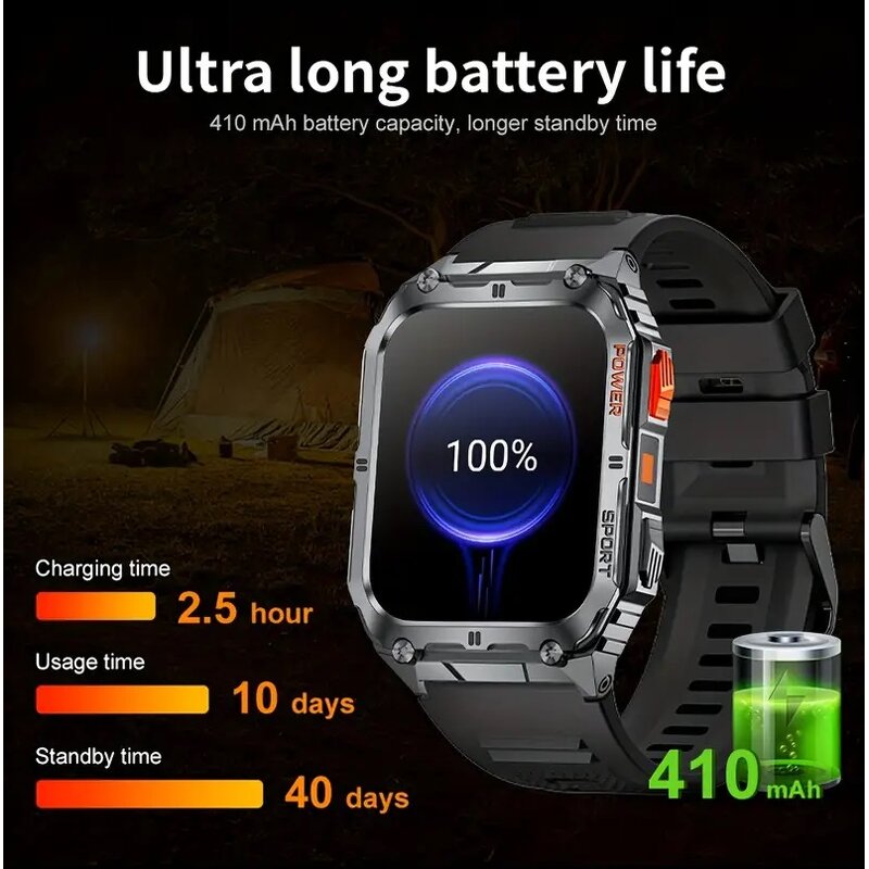 Smart Watch Manufacturer - HD AMOLED Unisex Metal Sports Fitness Chronograph IP68 Waterproof Call Reminder Alarm Clock