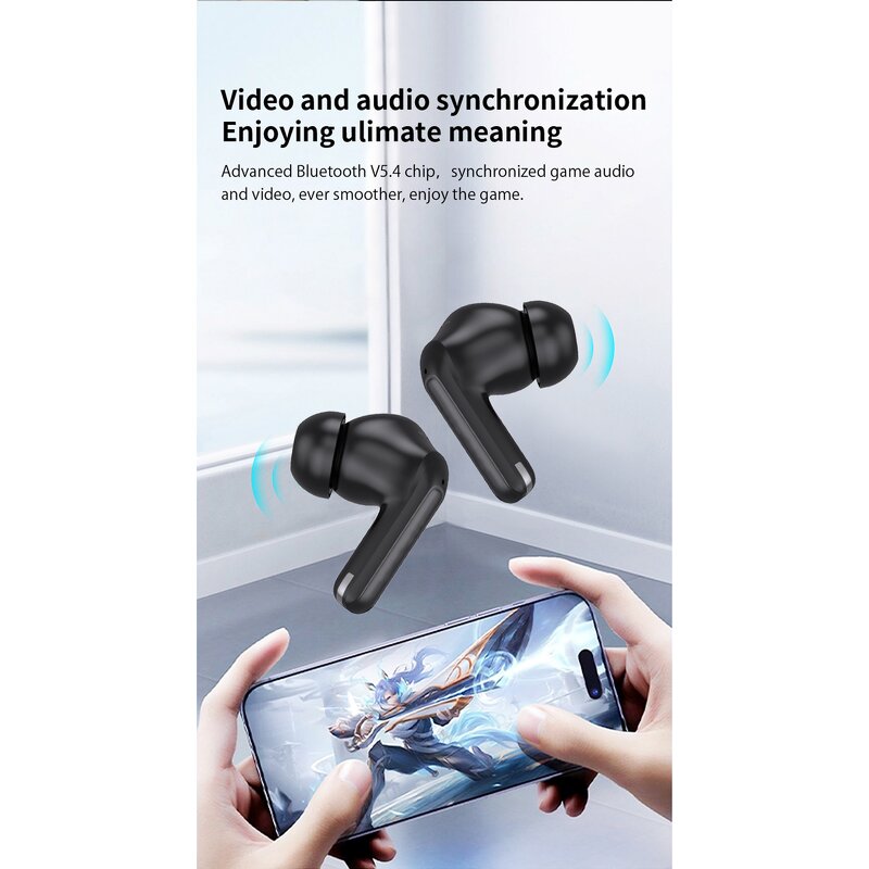 Gaming Earbuds Manufacturer - S71 High Quality Wireless Low Latency Color Display Smart Translator