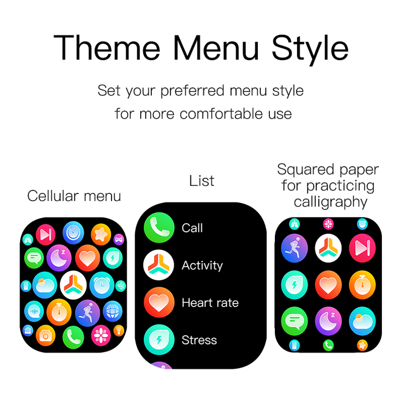 Sports Smart Watch Manufacturer - AMOLED Touch Screen Health Heart Rate Voice Assistant Call Reminder Activity Chronograph