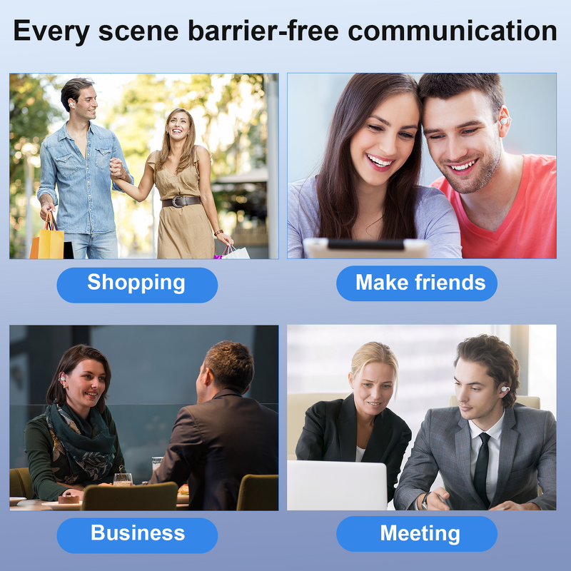 Sports Ear Clip Headphones Manufacturer - Wholesale Good AI Smart Translator Wireless