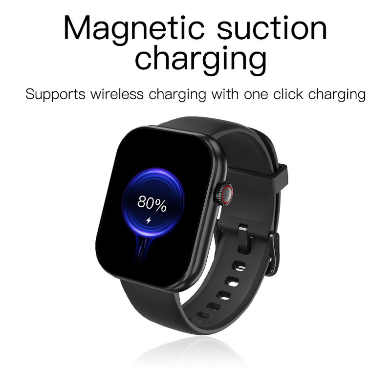 Sports Smart Watch Manufacturer - AMOLED Touch Screen Health Heart Rate Voice Assistant Call Reminder Activity Chronograph