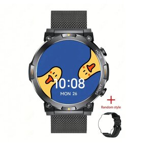 Men's Smart Watch Manufacturer - HD AMOLED Screen Waterproof Heart Rate Chronograph Call Answering Durable Metal