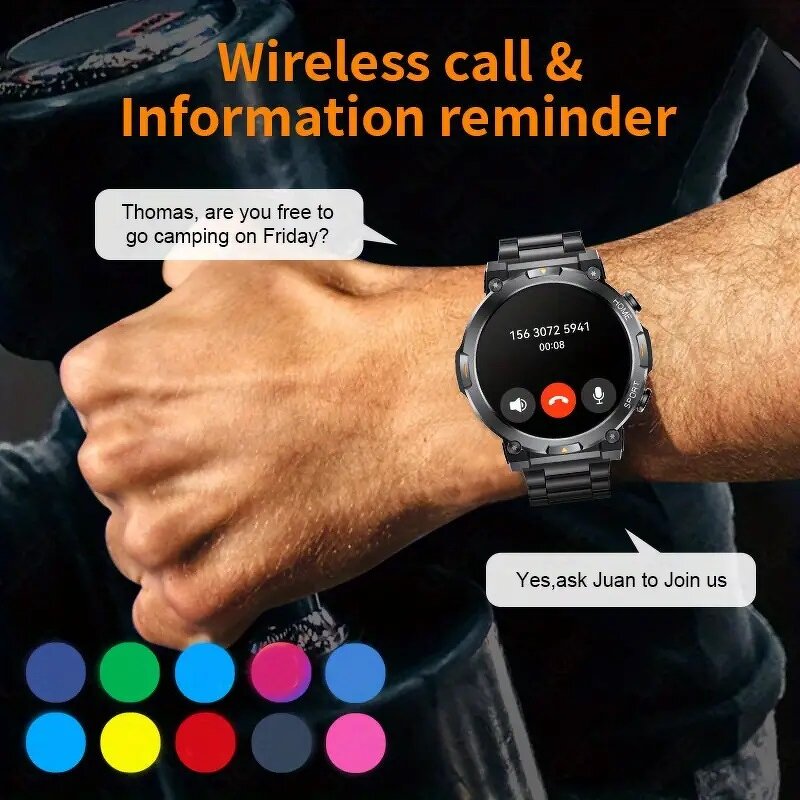 Smart Watch Manufacturer - IP68 Waterproof AMOLED Blood Pressure Bluetooth Call Chronograph Sport Sleep Alarm