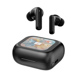 TWS Earbuds Manufacturer - Mini Full-Color LCD Touch ANC Dual Noise Reduction Waterproof In-Ear Gaming