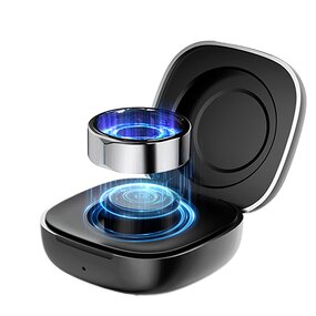 Smart Ring Manufacturer - App Controlled IP68 Waterproof Display Steel Charging Case Fitness Health Monitoring