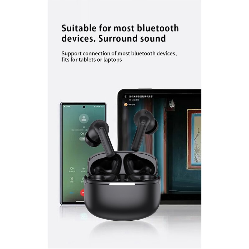 Gaming Earbuds Manufacturer - S71 High Quality Wireless Low Latency Color Display Smart Translator