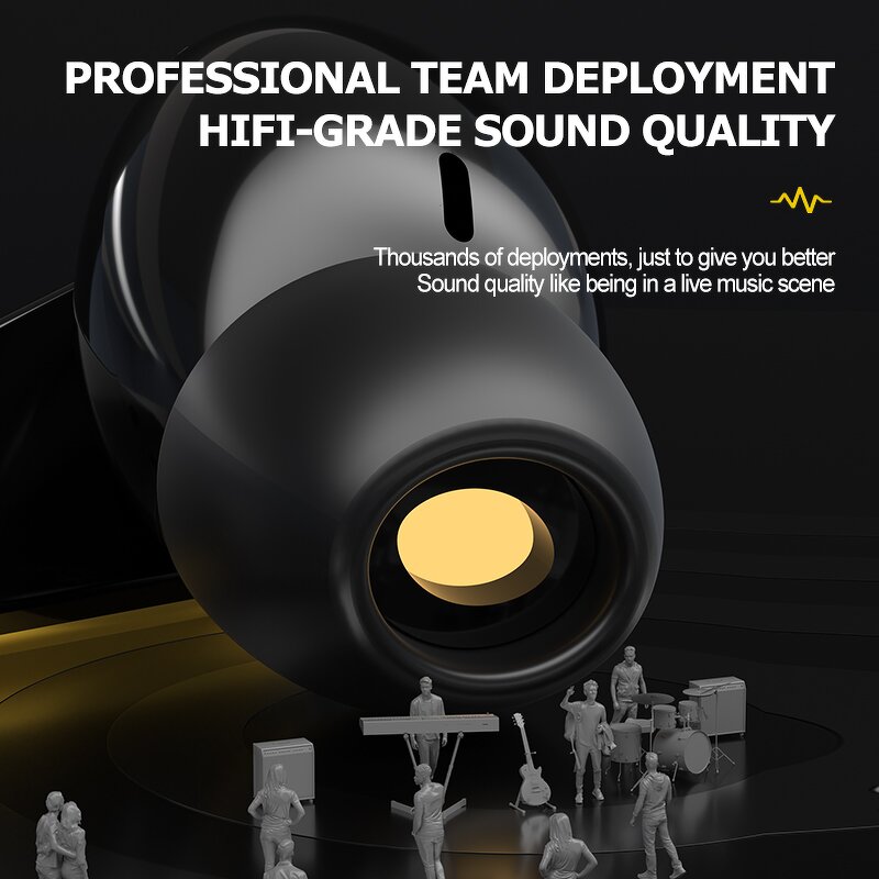 TWS Headphones Manufacturer - E-Sports Car-Shaped Long-Life Comfortable Noise Reduction LED Battery Safety Fit