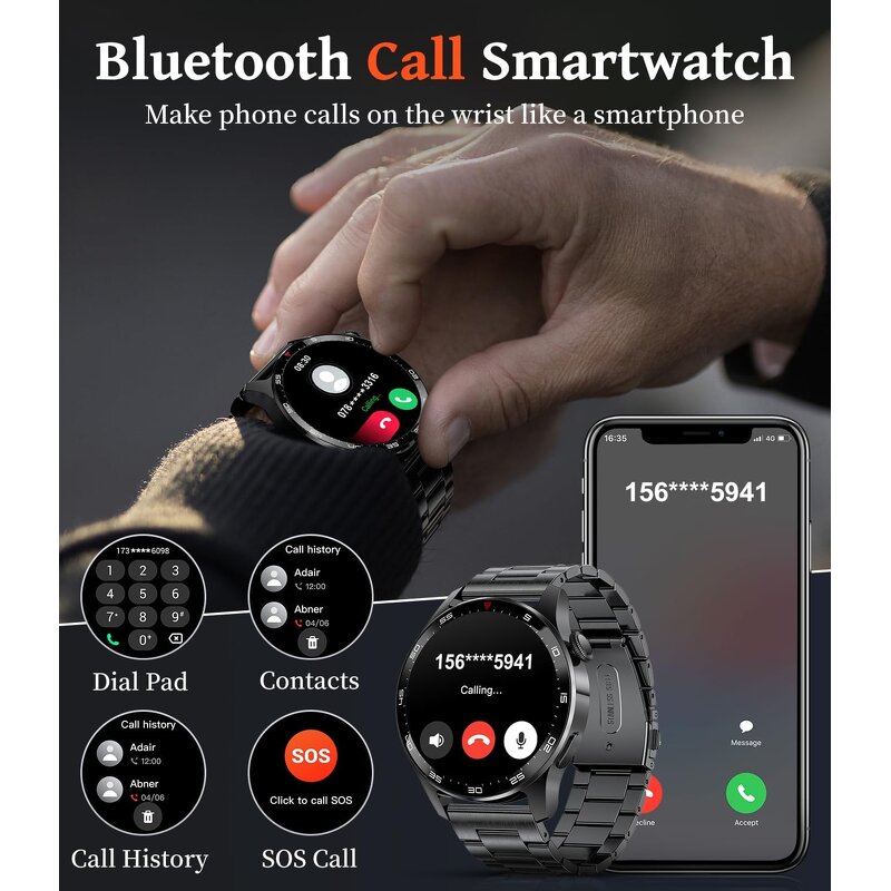 Smart Watch Manufacturer - 1.43 Inch AMOLED IP68 Outdoor Sports Bluetooth Call Quick One Key Durable