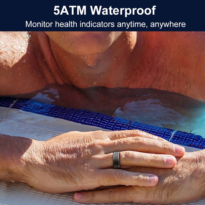 Smart Ring Manufacturer - Wholesale Cheap Stylish Stainless Steel Touch Screen Sleep with Magnetic Charging App