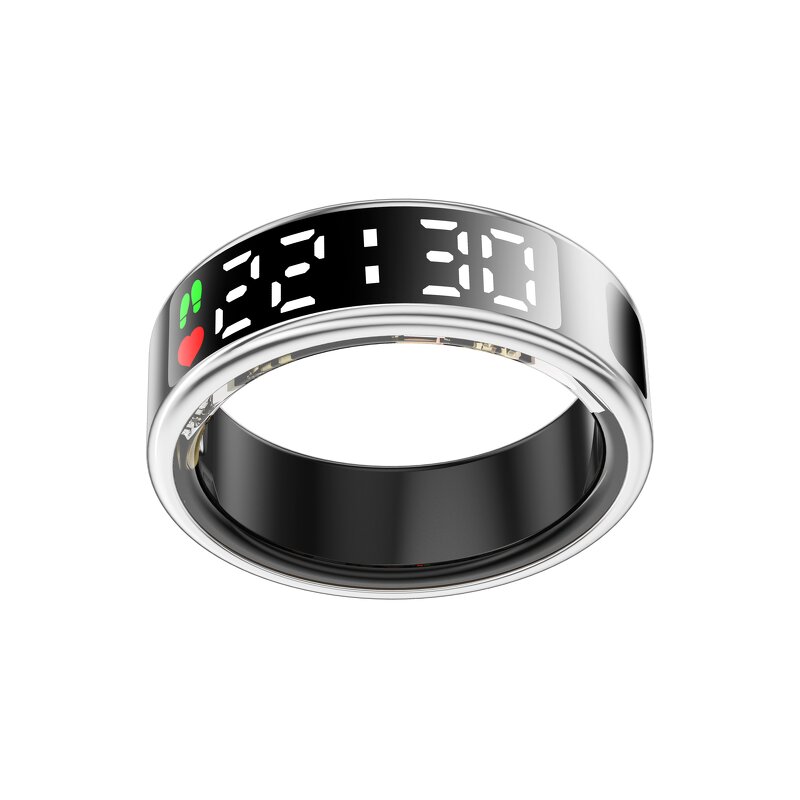Smart Ring Manufacturer - Wholesale Android App-Controlled Blood Oxygen Heart Rate Sleep Body Temperature with Steel Case