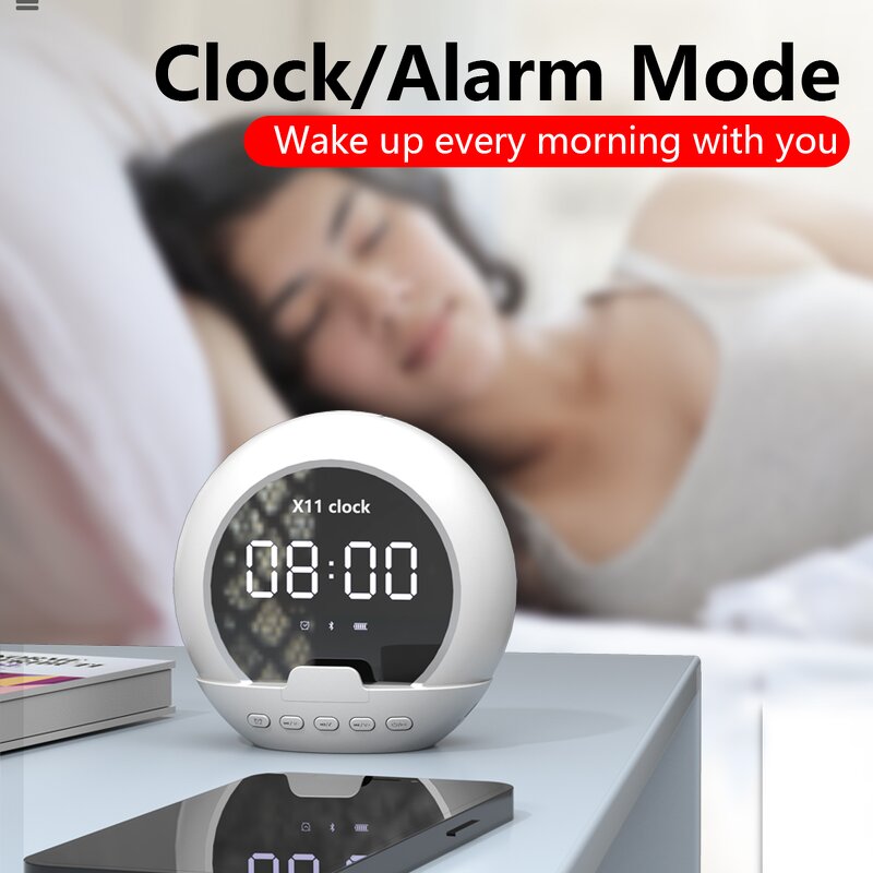 Smart Bluetooth Speaker Manufacturer - Multifunctional Clock Alarm Mobile Phone Stand Desktop Pen Holder Wireless WiFi