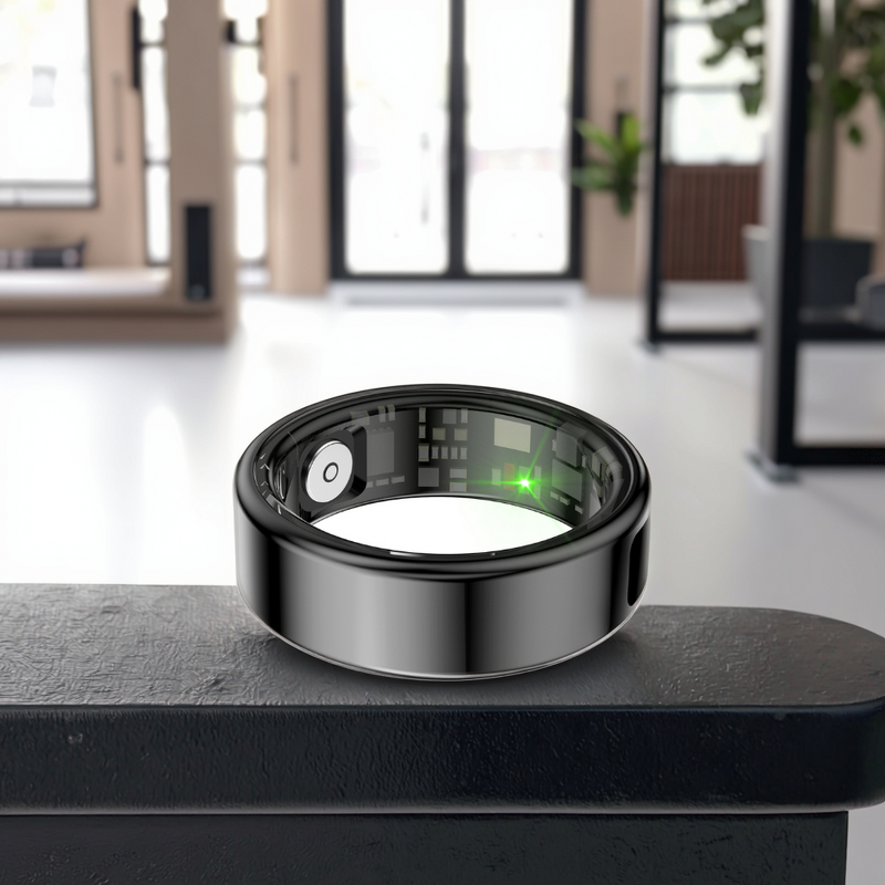 Fitness Tracker Ring Manufacturer - Sleek Design Smart with Advanced Health App Control Touch Durable Steel