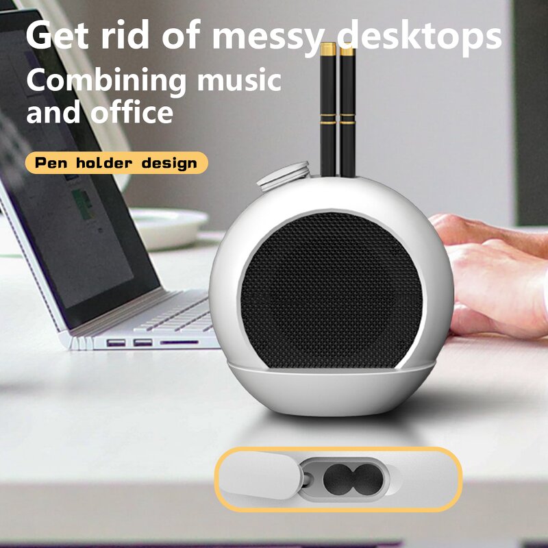 Smart Bluetooth Speaker Manufacturer - Multifunctional Clock Alarm Mobile Phone Stand Desktop Pen Holder Wireless WiFi