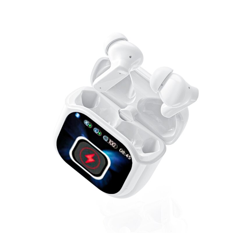 TWS Earphones Manufacturer - JM19 Active Noise Cancelling In-Ear Digital Display Bluetooth Stereo Sports