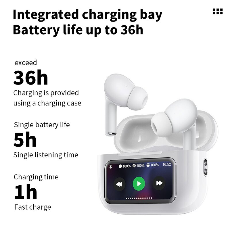 AI TWS Headset Manufacturer - ANC ENC Noise Reduction & Smart Translation LED Display