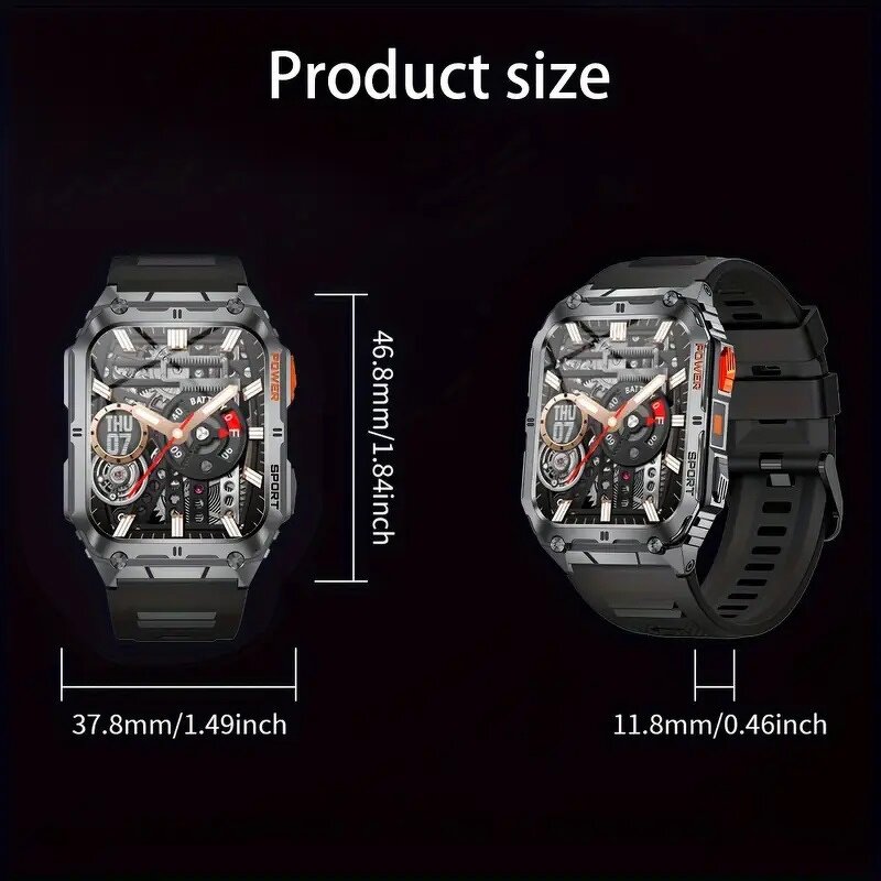 Smart Watch Manufacturer - HD AMOLED Unisex Metal Sports Fitness Chronograph IP68 Waterproof Call Reminder Alarm Clock