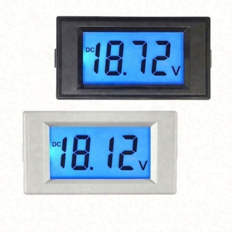 Digital Voltmeter - D69-230 LCD DC Voltage Panel Mount Meter
