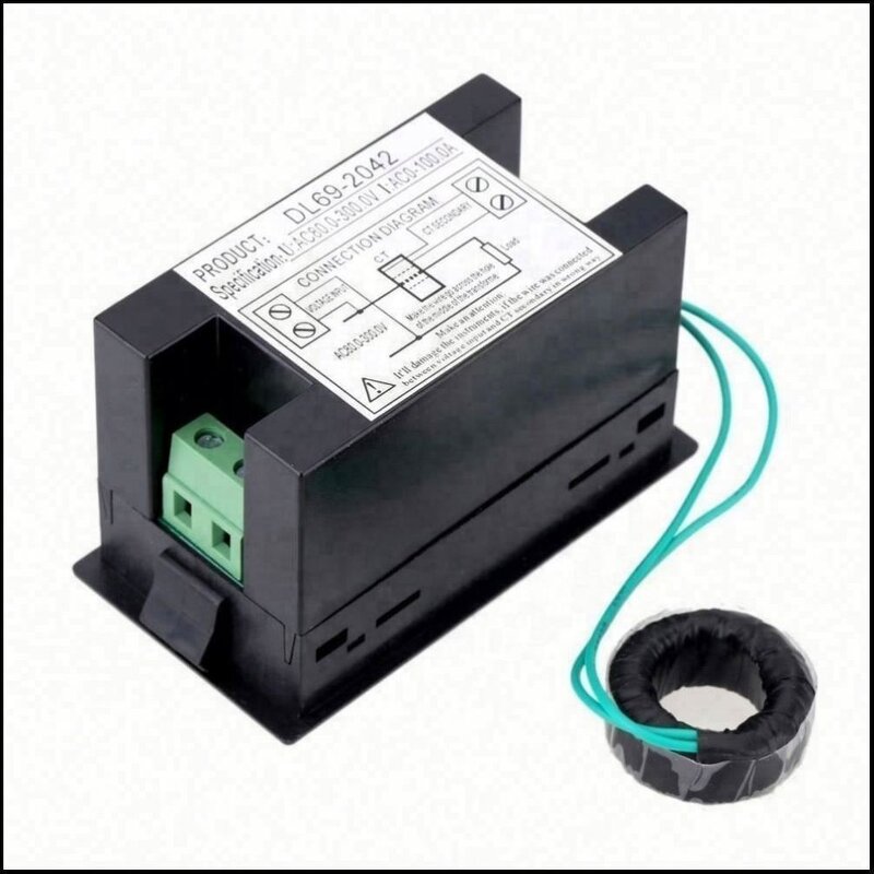 Digital Meter Manufacturer - DL69-2042 100A AC80-300V LED Amp Volt Tester