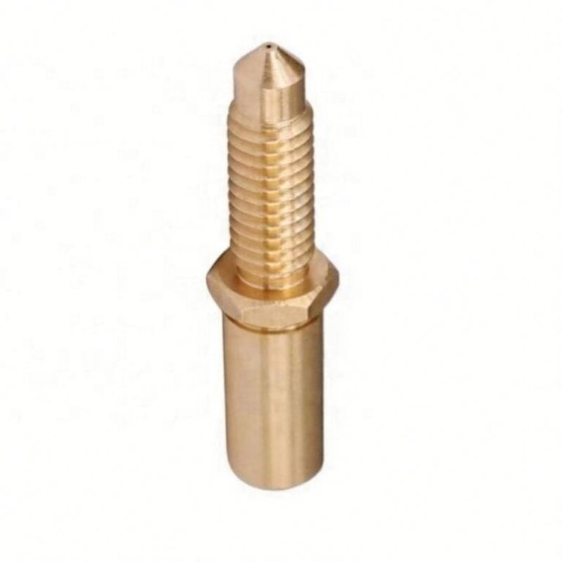 3D Printer Nozzle - Multi-nozzle Integrated Throat 0.4MM Lower Thread Copper