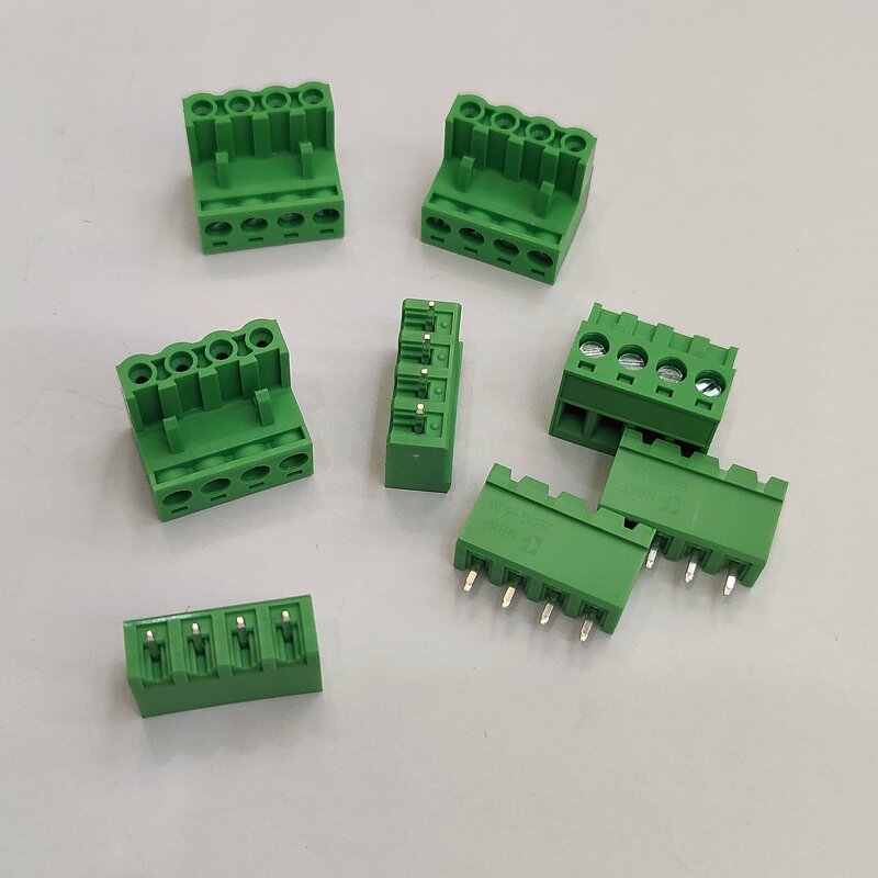 Terminal Block Manufacturer - 4 Poles 5.08mm 2EDGRC-5.0/5.08 Closed R/A Type
